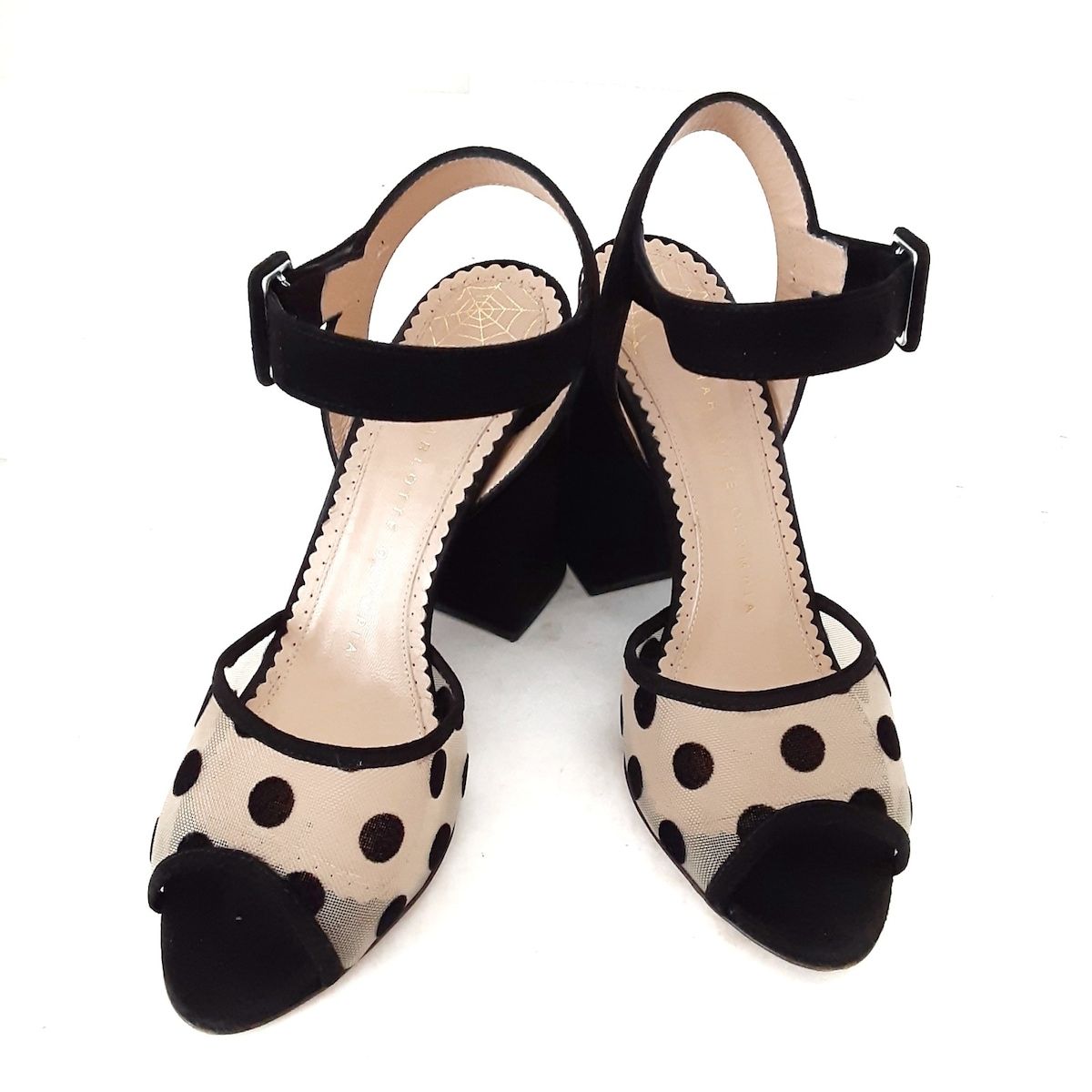 CHARLOTTE OLYMPIA のドットミュールサンダル 【美品】CHARLOTTE