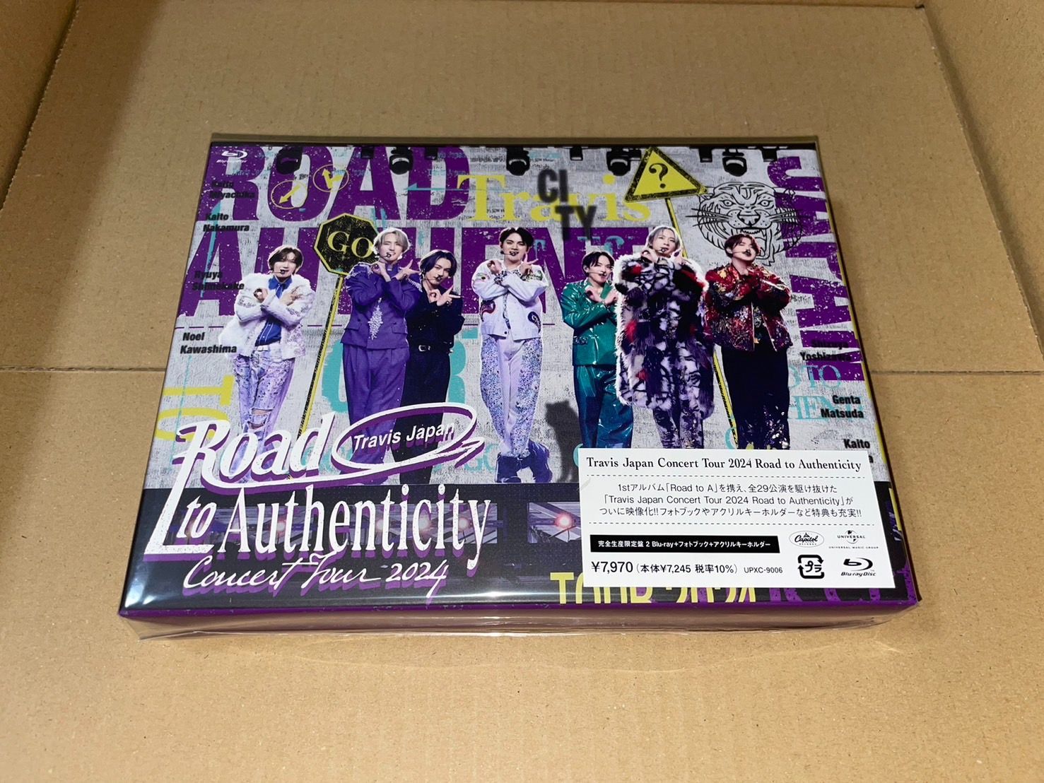 外付け特典のクリアファイル付き Travis Japan Concert Tour 2025 Road toAuthenticity 2Blu-ray Disc 完全生産 盤 未開封 4988031658871