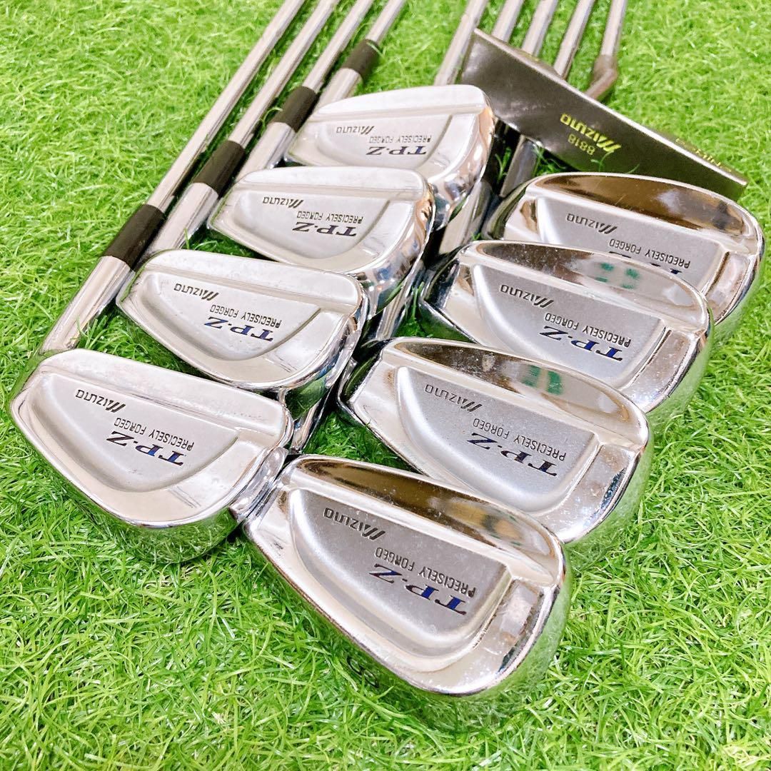 メンズ右利き初心者用　ミズノ　MIZUNO　ゴルフクラブセット　W-2421 13.ミズノ 初心者オススメ ゴルフクラブ メンズセット 12本