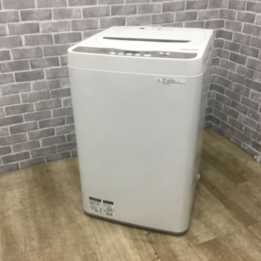 SHARP 洗濯機 4.5kg 縦型 ES-GE4B 一人暮らし