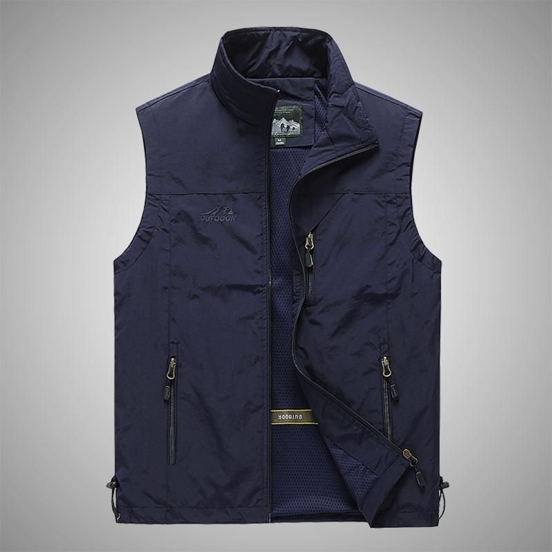 新品 ゴルフベスト ゴルフウエア ベスト メンズ メッシュ お釣り