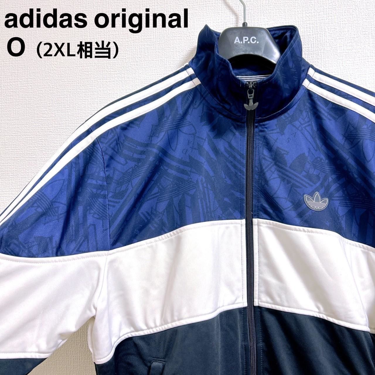 【美品】adidas originalトレフォイル刺繍ロゴ総柄2XL相当 美品】adidas originalトレフォイル刺繍ロゴ総柄2XL相当 - メルカリ