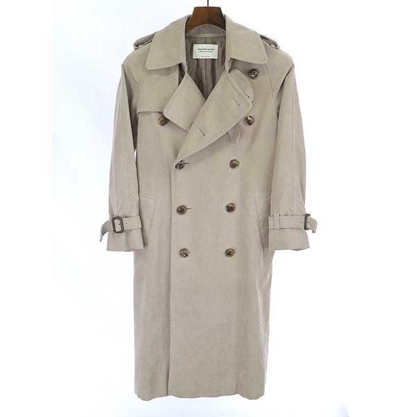 お値下げ:beautiful people コート 時代を経て受け継いでいきたい［beautiful people］のトレンチ