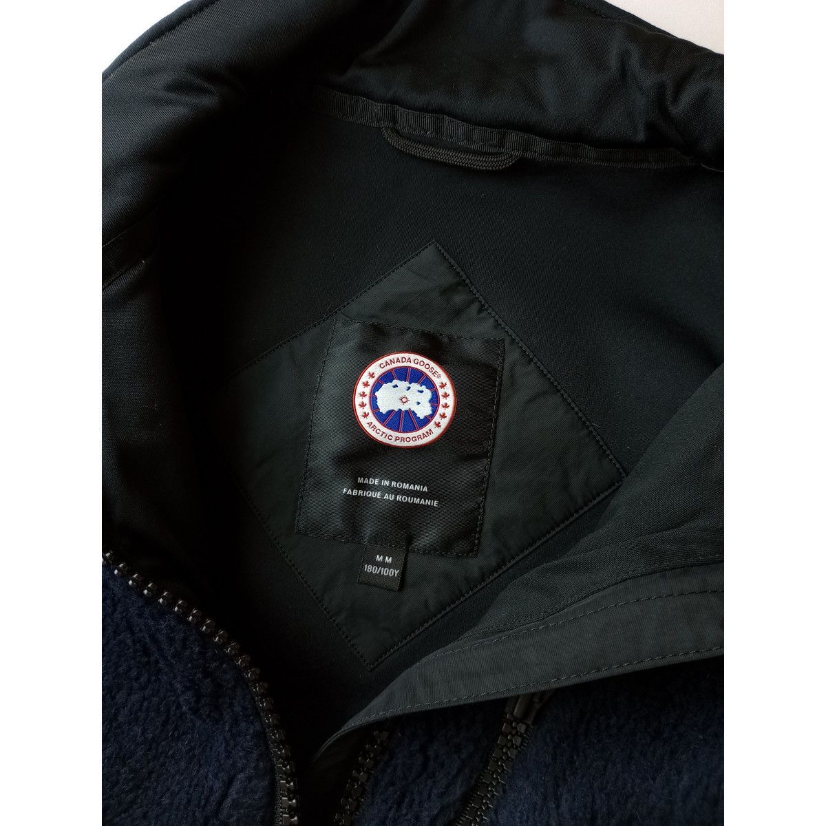 Ron Herman × CANADA GOOSE ロンハーマン カナダグース Kelowna Fleece Jacket フリースジャケット コート  ボア M ネイビー(118K+3881)24F - メルカリ