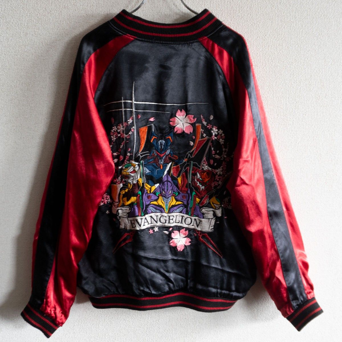 ビッグサイズ EVANGELION エヴァ錦 綾波レイ XXL スカジャン リバーシブル サテン 25090566