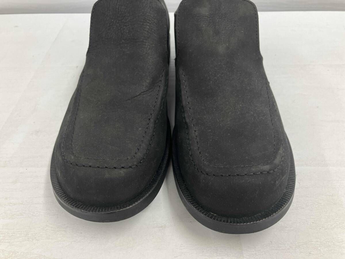 本体のみ Y’s YOHJI ワイズ ヨウジヤマモト YY-A 29-703 レザースリッポン ブラック 25.0 cm程度 ユニセックス