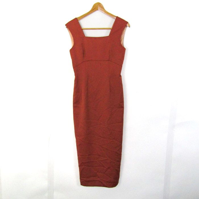 スナイデル ワンピース ノースリーブ ブランド トップス レディース 1サイズ ブラウン系 snidel 【中古】