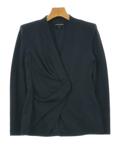 EMPORIO ARMANI ノーカラージャケット レディース 古着 送料無料