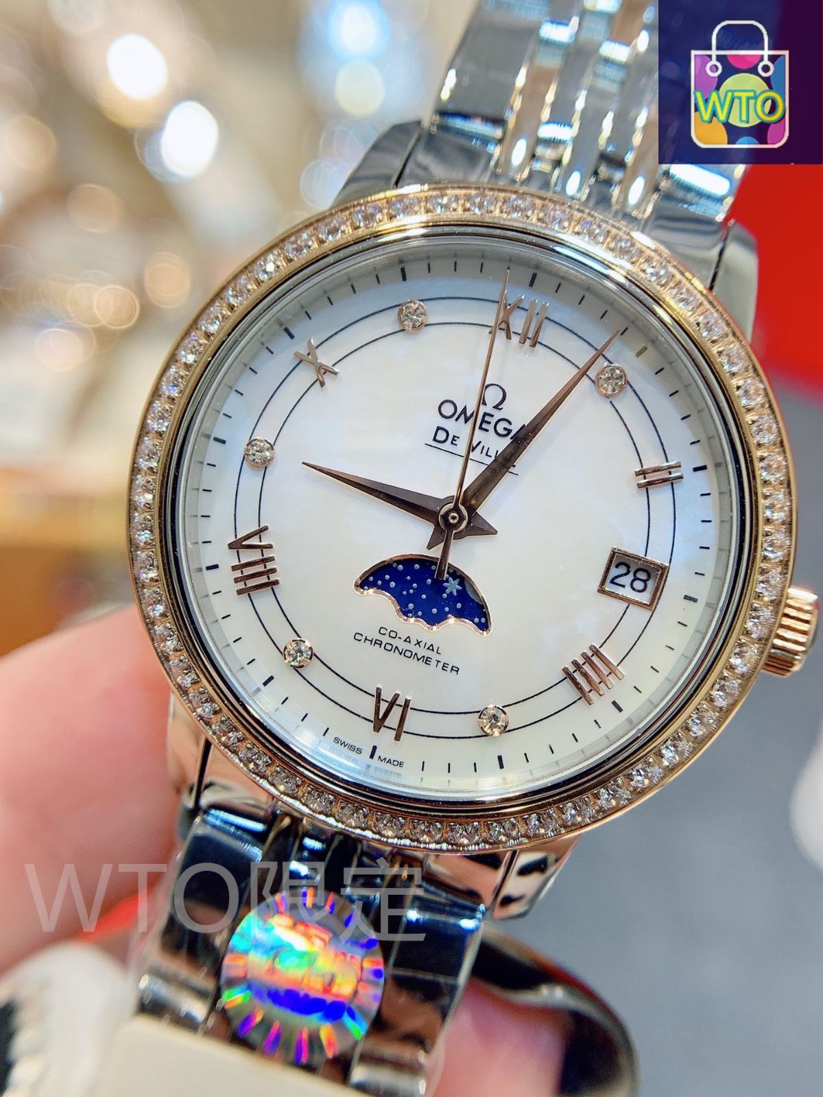 今日 Omega オメガ デビューシリーズ 星と月相表示機能を搭載-WTO輸入2