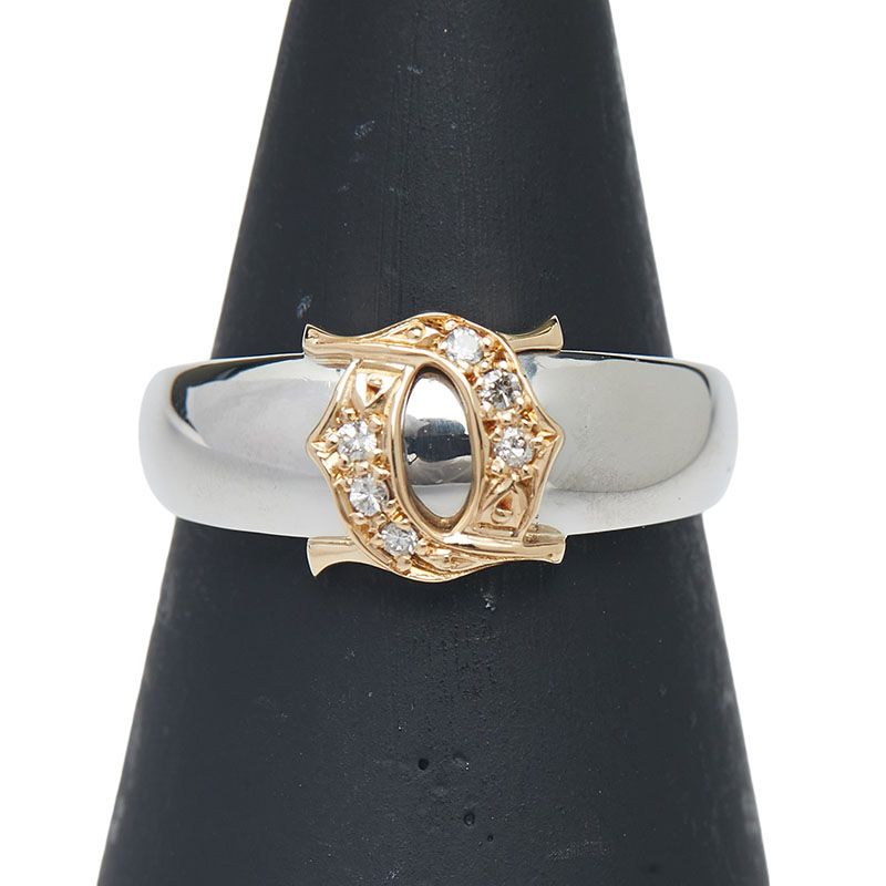 ノーブランド K18YG イエローゴールド Pt900 プラチナ コンビ レディース no brand 1-0235972