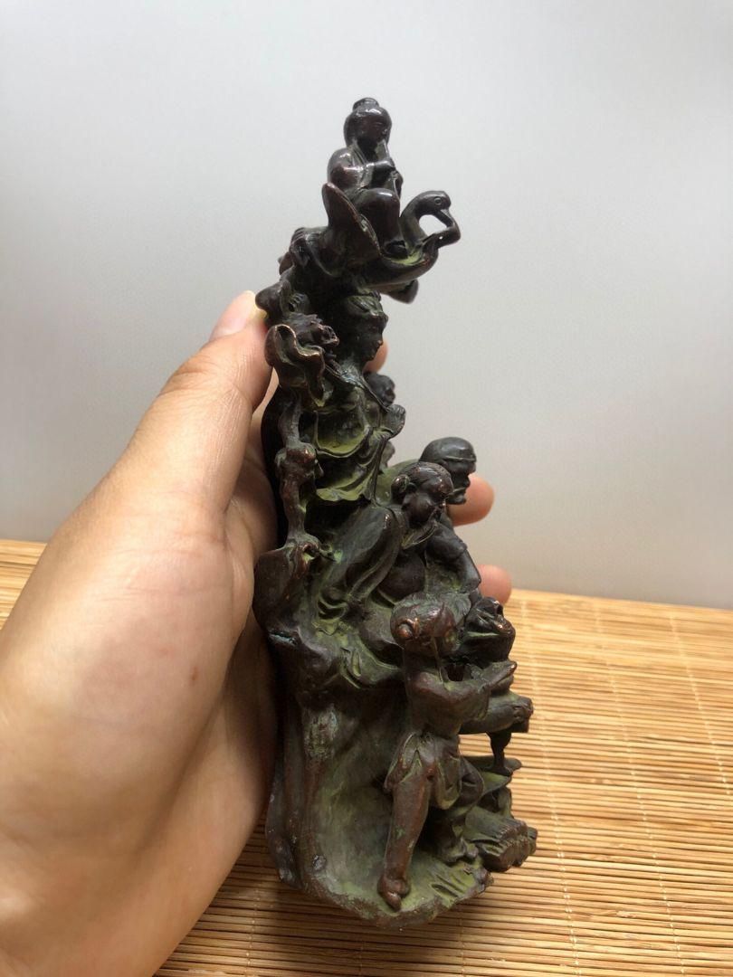 銅 細工 八仙過海銅像 居宅 風水 開運 招財 装飾品 工芸品 置物 銅 細工 八仙過海銅像 居宅 風水 開運 招財 装飾品 工芸品 置物