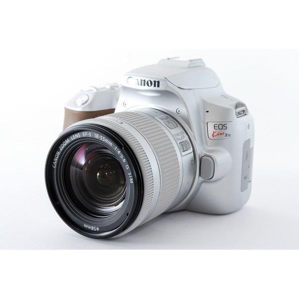 キヤノン Canon EOS Kiss X10 レンズキット シルバー 美品 バリ