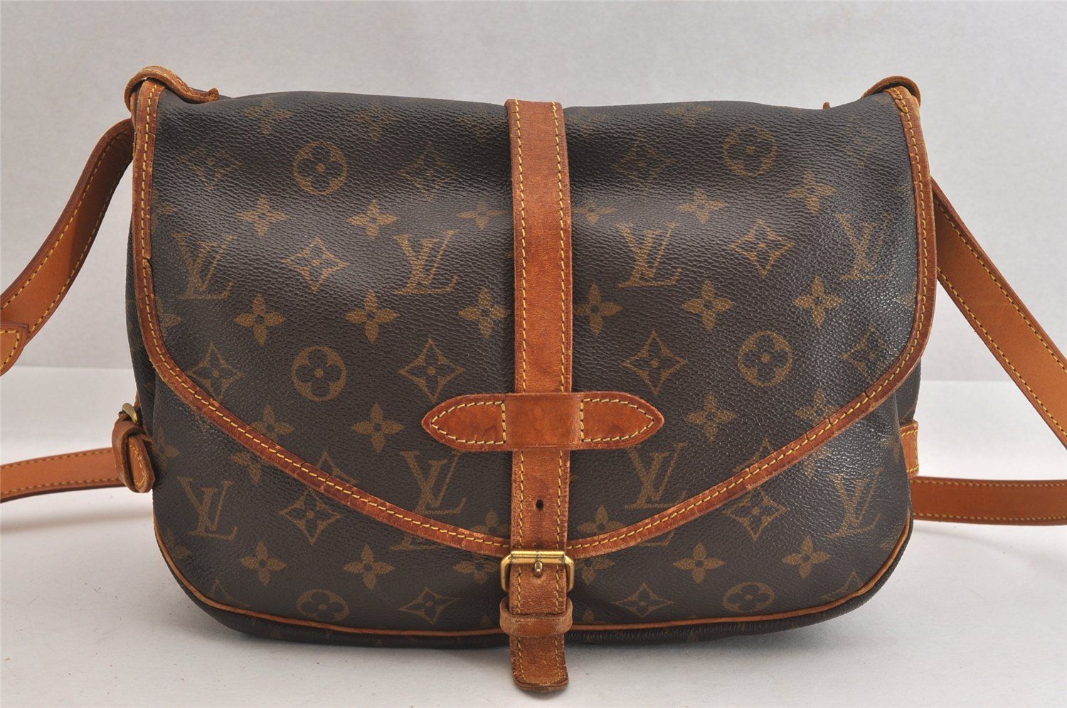 LOUIS VUITTON モノグラム ソミュール ショルダーバッグ LOUIS VUITTON