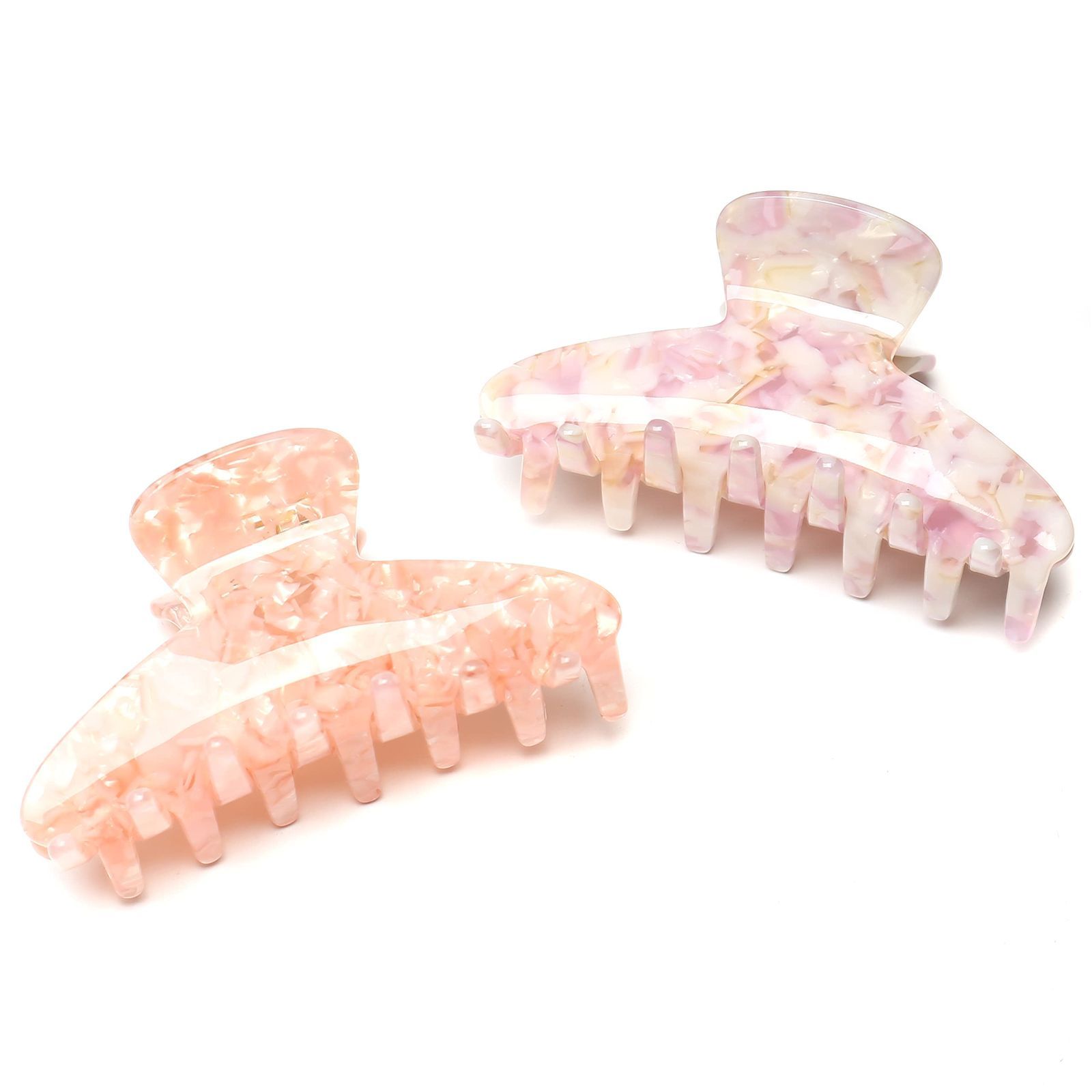 数量 QinGoo 中くらい ヘアクリップ ピンク 髪留め クリップ バンスクリップ しっかりとまる ヘア 大人 韓国 レディース 1本 8 5 cm 4 cmLight Purple