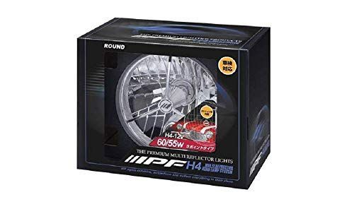 3ポイントタイプ/ポジション付き IPF ヘッドライト ASSY ハロゲン H4 丸形 2灯式 マルチリフレクター ポジション付き 3ポイント付き 純正採用品 HL-51