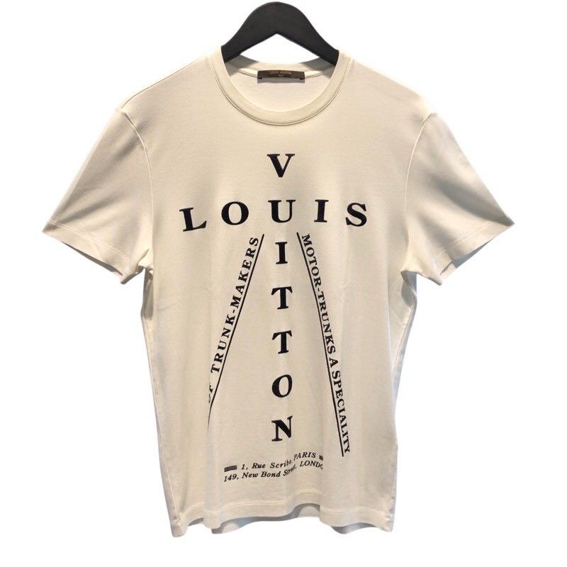 ルイ ヴィトン LOUIS VUITTON ロゴプリントTシャツ HBY05W コットン メンズ 半袖Ｔシャツ