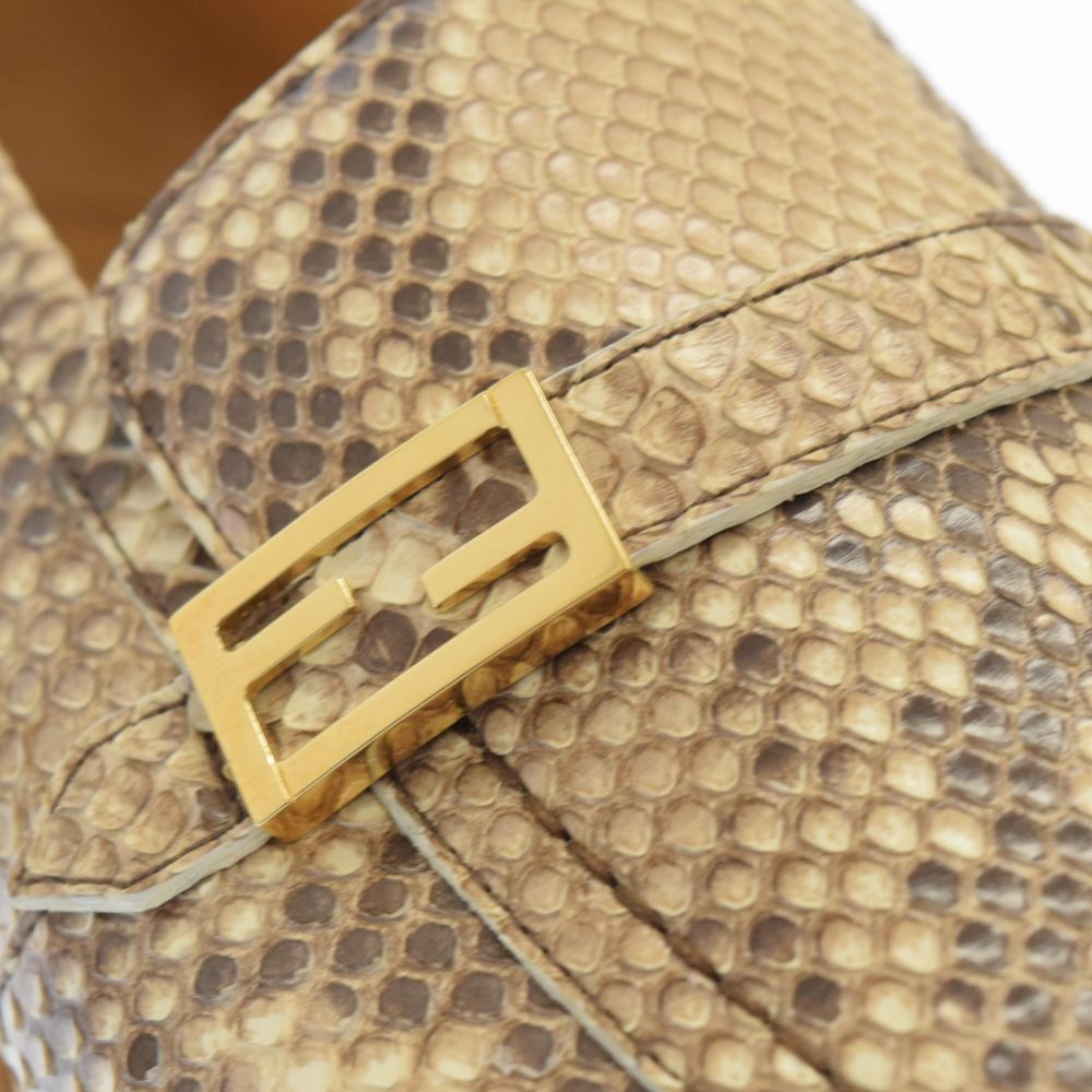 FENDI (フェンディ) 22SS Baguette Loafers PYTHON 7D1341  display picture 1