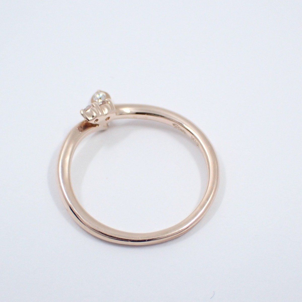 STAR JEWELRY スタージュエリー FLOWER DEW ピンキー リング 指輪 K10