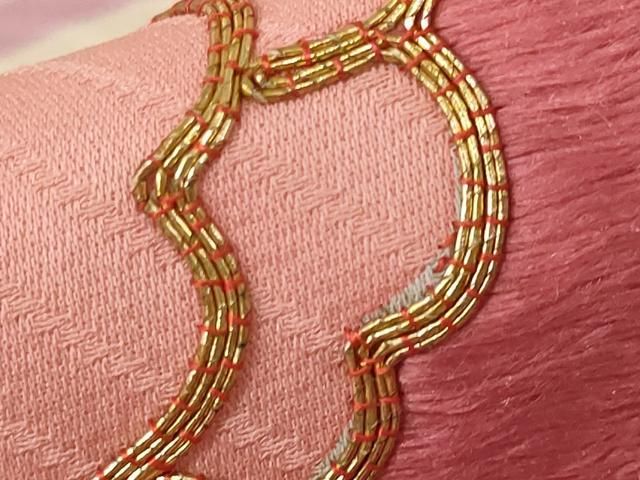 専用です☆上級品☆抹茶　縮緬　刺繍　作り帯と筥迫セット 星燈社 茶筒 150g 茶葉用 日本製 小 和柄 和 むくげ こはる