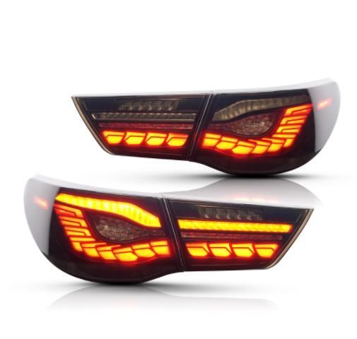 高品質トヨタ マークX GRX130|GRX133|GRX135 2009-2012 テールライト テールランプ 流れるウインカー ドレスアップ外装カスタム