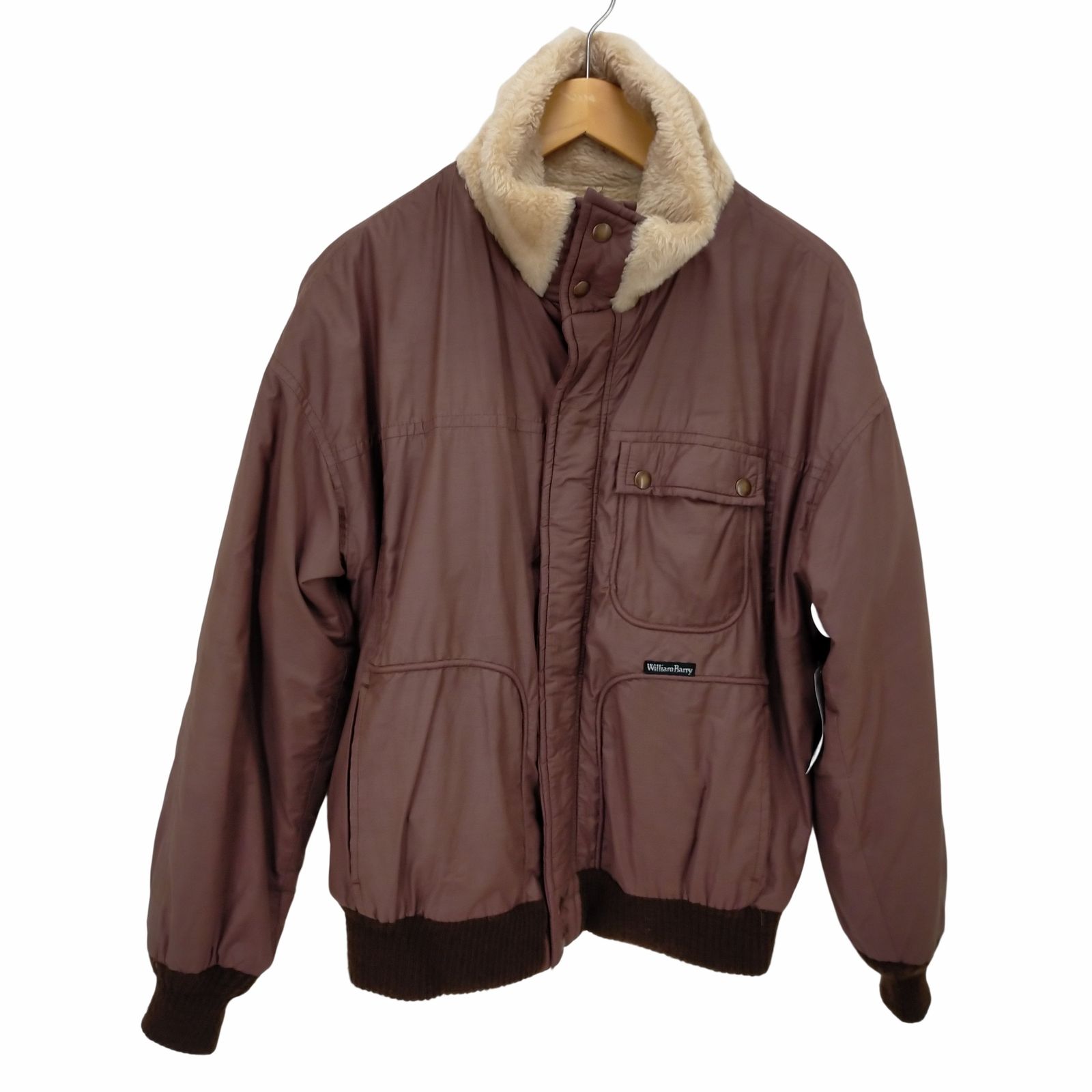 60~70s WILLIAM BARRYスエードJKT(美品) william barry 裏ボア スウェードジャケット 38/レザー