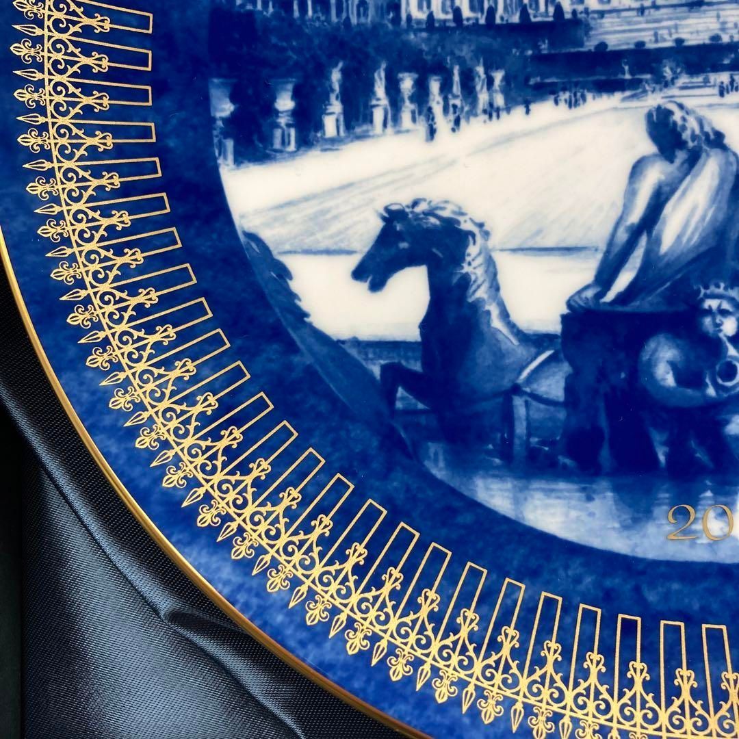 ☆洋3  マイセン2014年　イヤープレート「ベルサイユ」共箱　直径27㎝ ☆洋3 マイセン2014年 イヤープレート「ベルサイユ」共箱 直径27