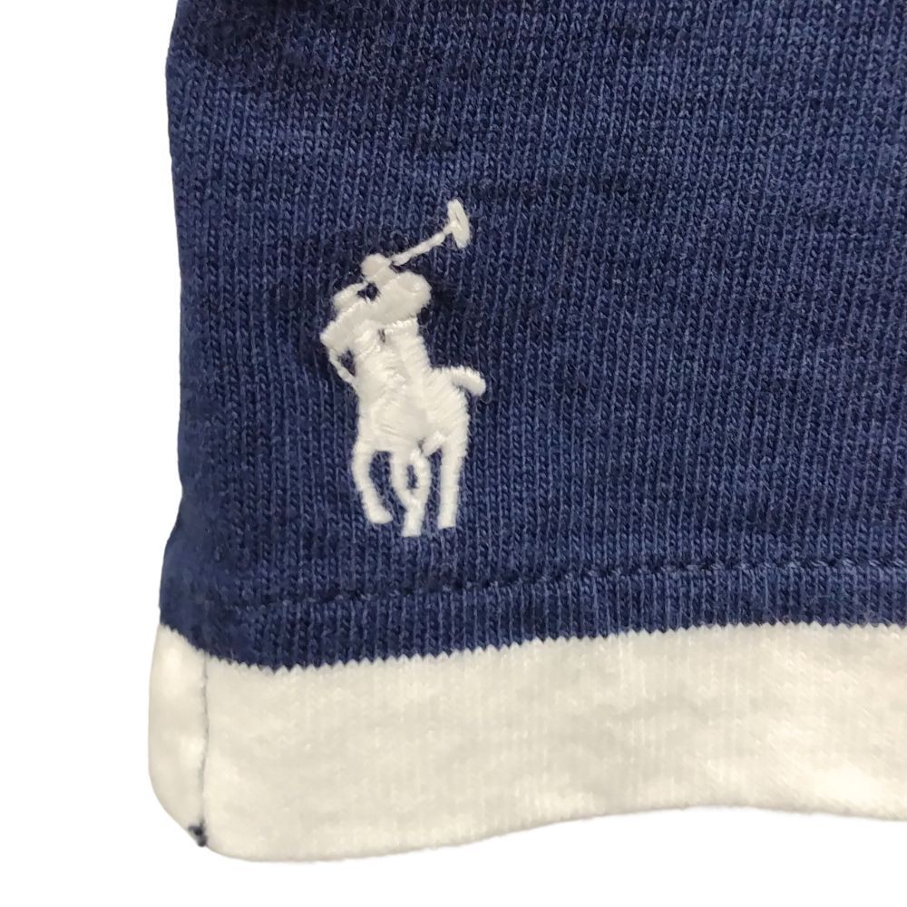 Polo Ralph Lauren 長袖 ラガーシャツ ネイビー/ホワイト