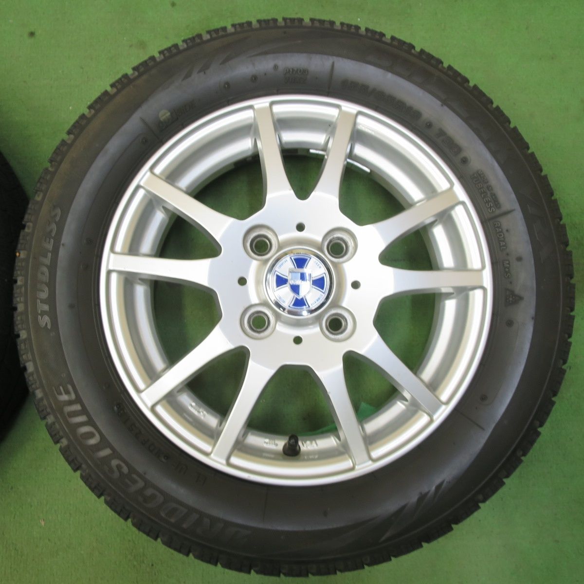  キレイ スタッドレス 155 65 R 13 ブリヂストン ブリザック VRX GMach 13インチ PCD 100 4 H 5061806イス 13インチ タイヤ ホイールセット