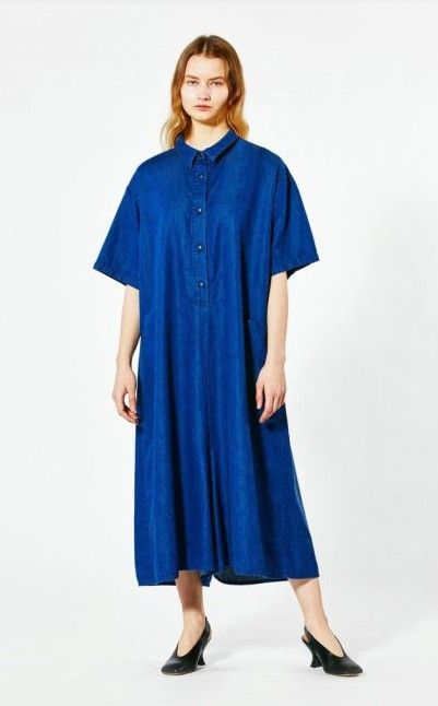 美品 MIDIUMISOLID ミディウミソリッド デニムジャンプスーツ 定価2.5万 ミディウミソリッド MIDIUMISOLID デニム