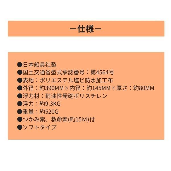 AFボート 救命浮環
