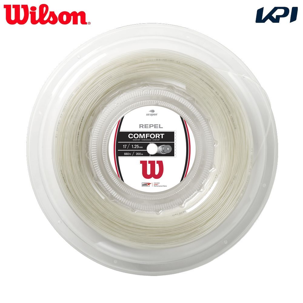 ウイルソン Wilson テニスガット ストリング REPEL 17 REEL Natural 17G リペル ナチュラル 200m WR831270117