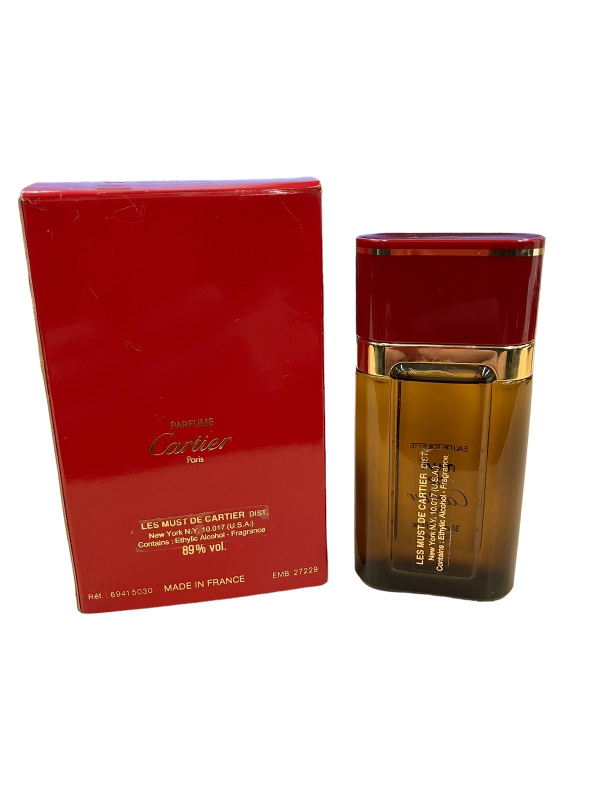 must de Cartier　マスト ドゥ カルティエ オードトワレ30ml★新品・未使用・箱付き★