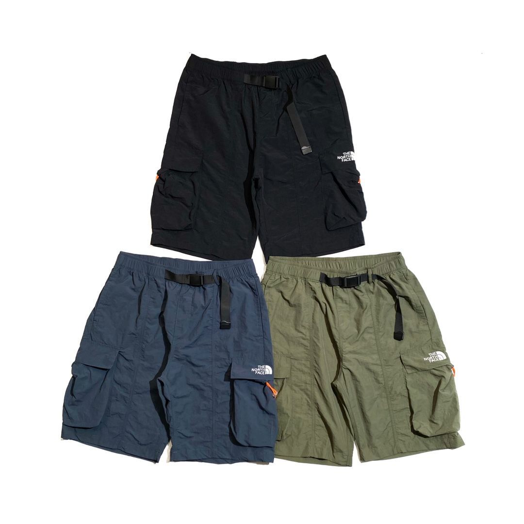 THE NORTH FACE アウトドア ナイロン速乾 半袖カーゴショートパンツ
