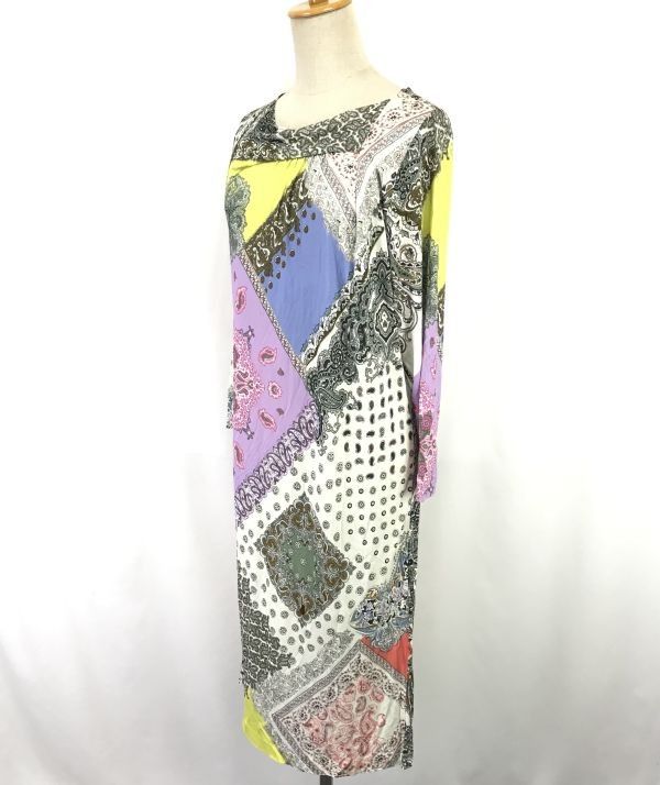 エトロ|ETRO ロング|マキシ丈|長袖ドレスワンピース