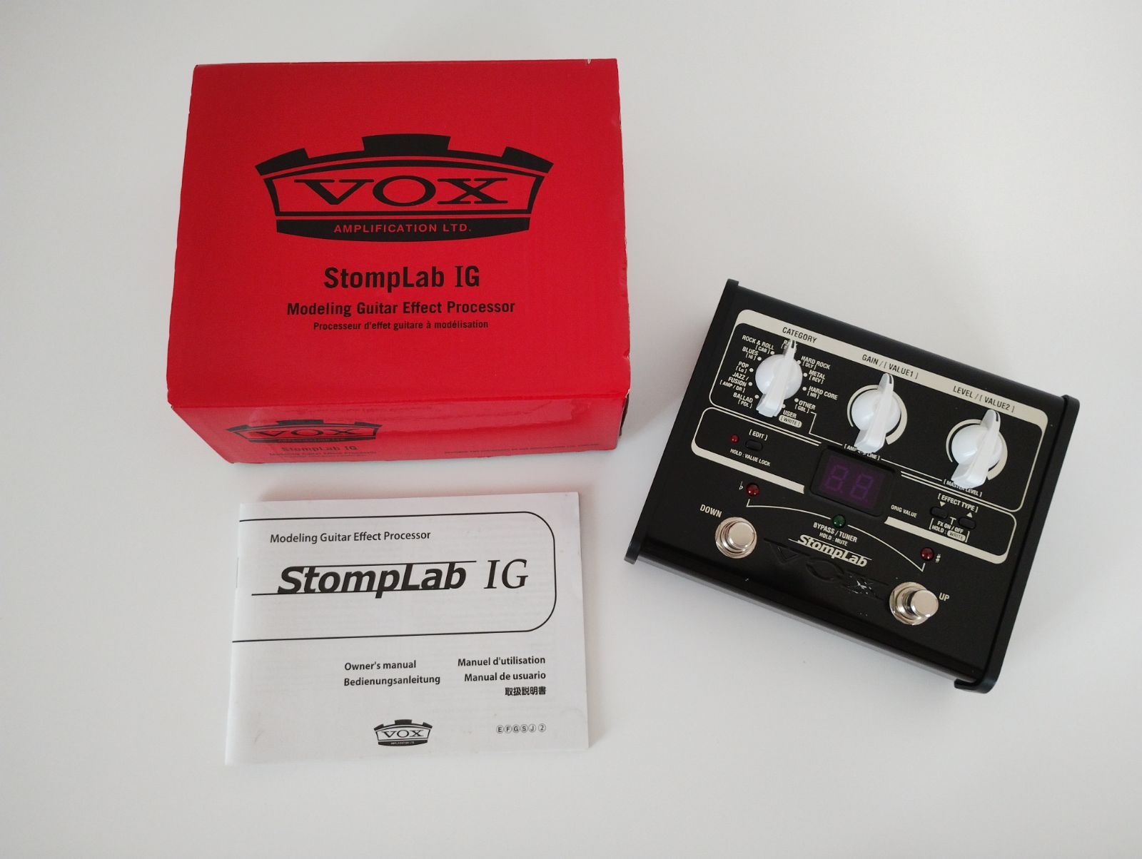 VOX ヴォックス ヴォックス ギター用 コンパクト マルチエフェクター StompLab SL1G
