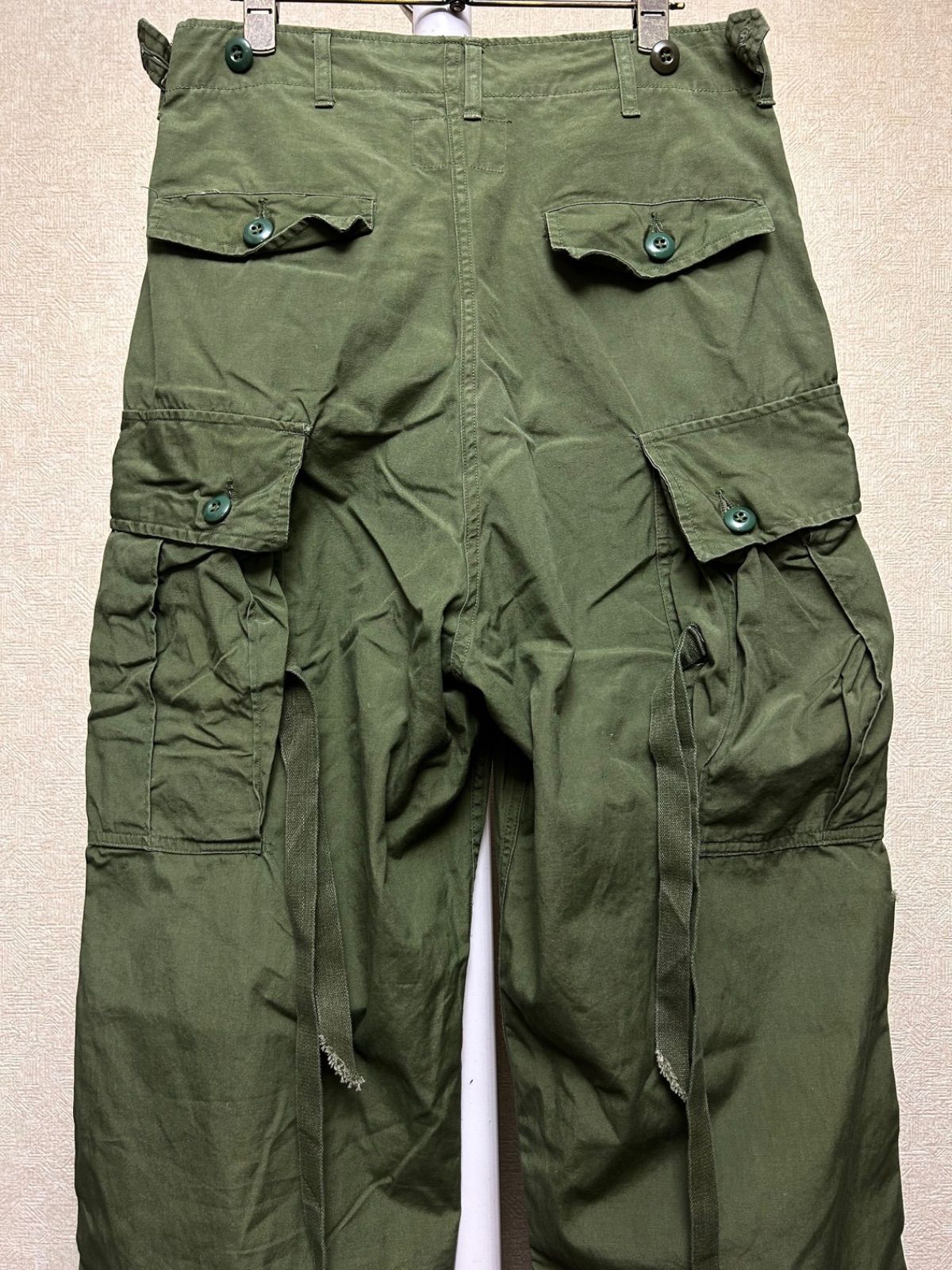 米軍 実物 ジャングルファティーグパンツ 1st 激レア米軍実物NAM戦64年製ジャングルファティーグ1stモデル