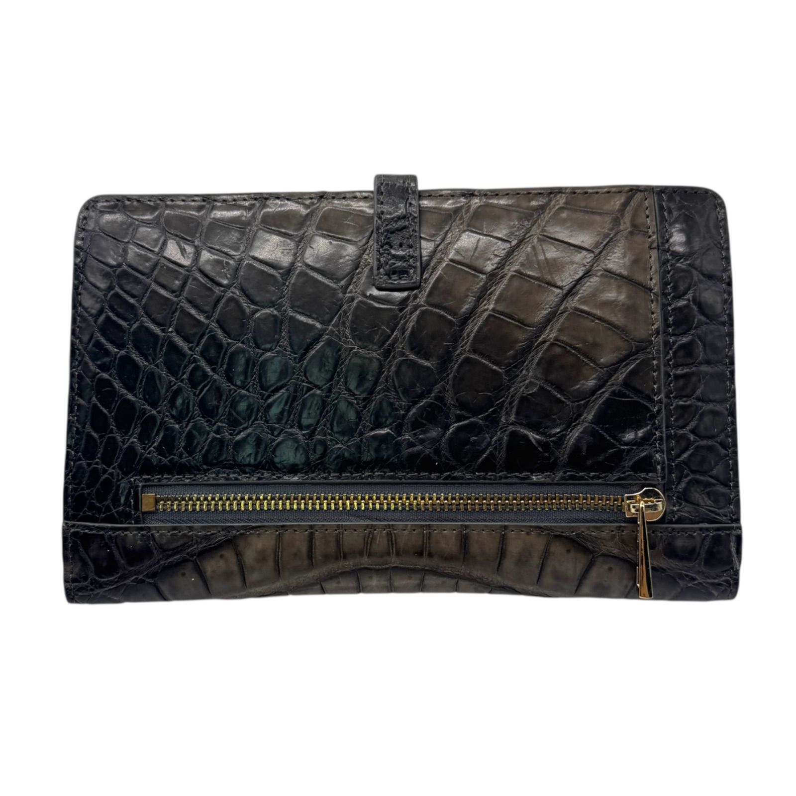 極美品 Pelley Lusso ペレリールッソ マットクロコダイル ワニ革