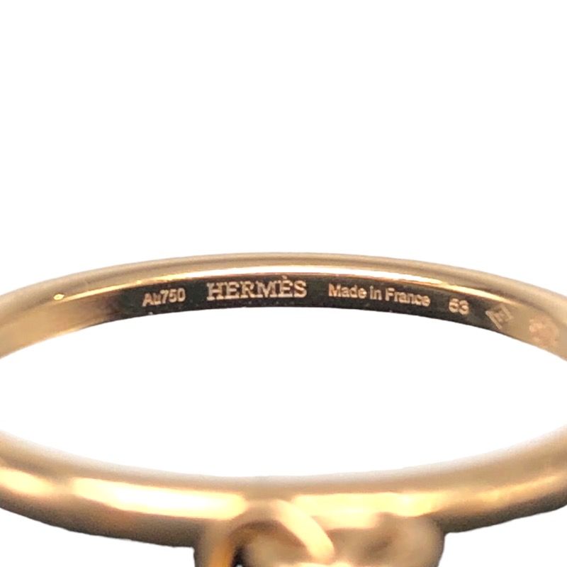 エルメス HERMES ケリークロシェットリング PM 750PG #53 リング・指輪 ...