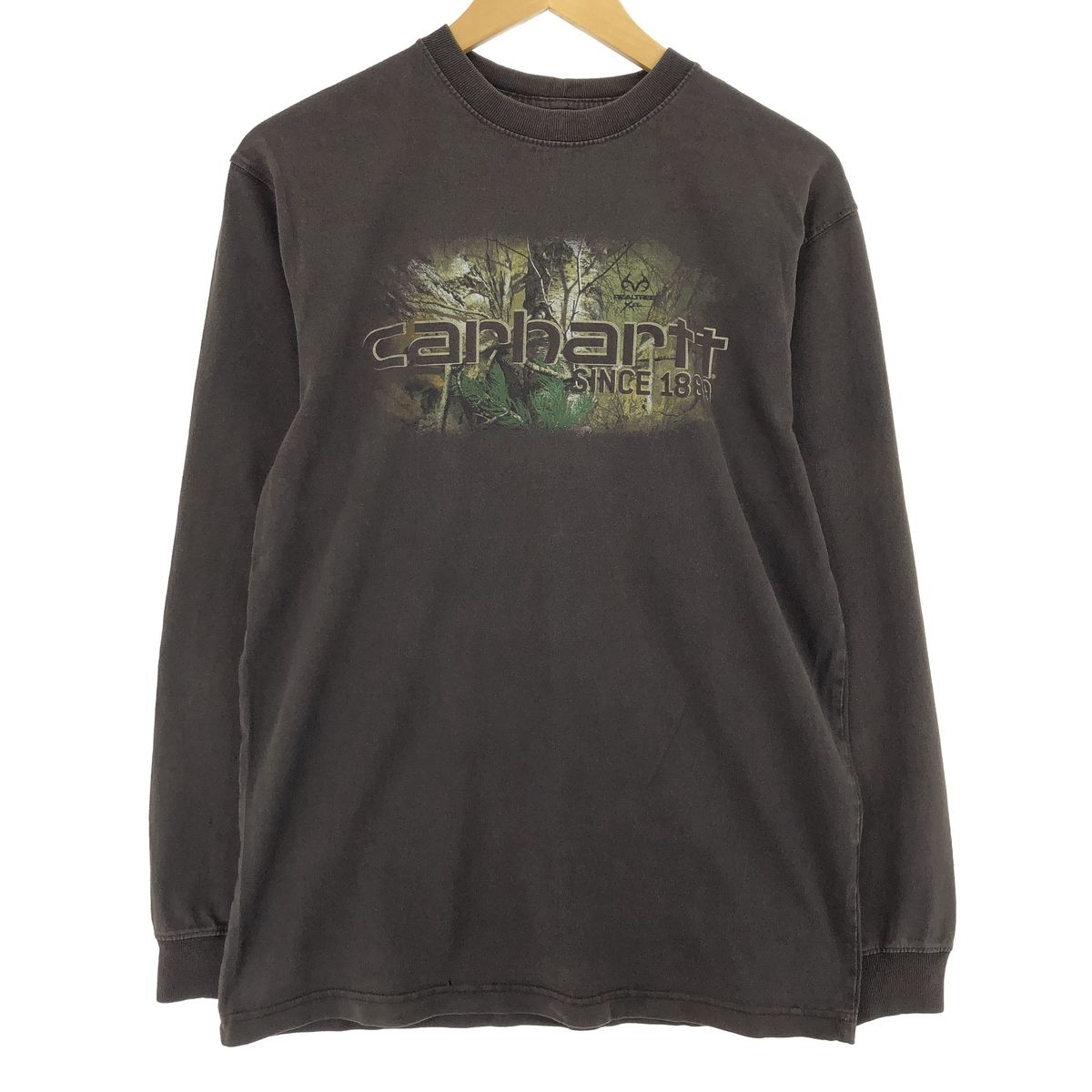 古着 カーハート Carhartt ORIGINAL FIT ロングTシャツ ロンT メンズS相当/eaa486254