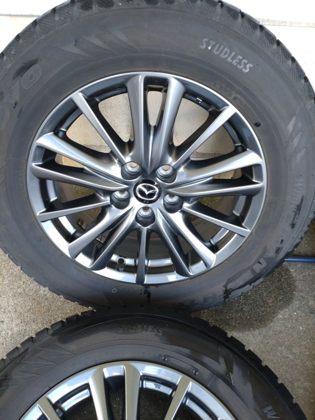 MAZDA マツダ CX-5 CX-8 純正 ホイール 17x7.0J+45 114.3-5H ＆ TOYO