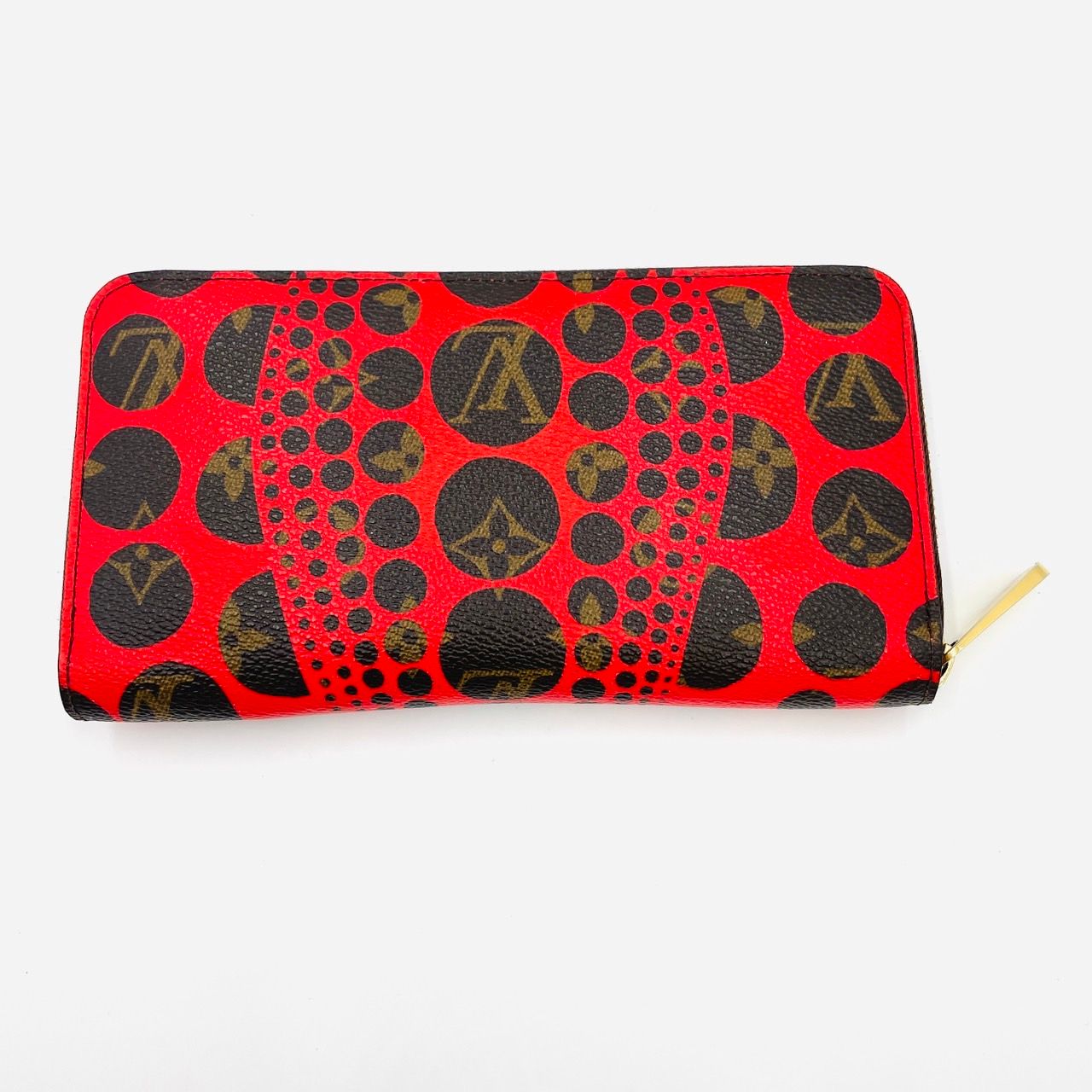 ルイヴィトン LOUIS VUITTON モノグラム 草間彌生 長財布 ジッピー 