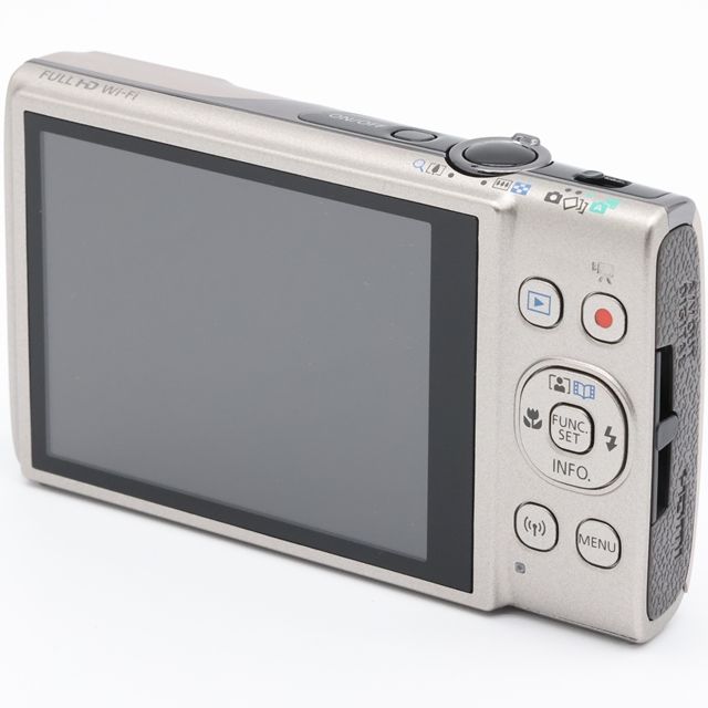全国どこでも送料無料！ 美品＞Canon シルバー｜光学12倍ズーム搭載｜Wi-Fi対応 650 IXY デジタルカメラ