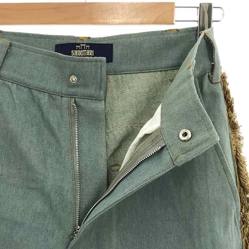 美品】 SHIKITARI / シキタリ | FRINGE BUGGY DENIM / ヴィンテージ