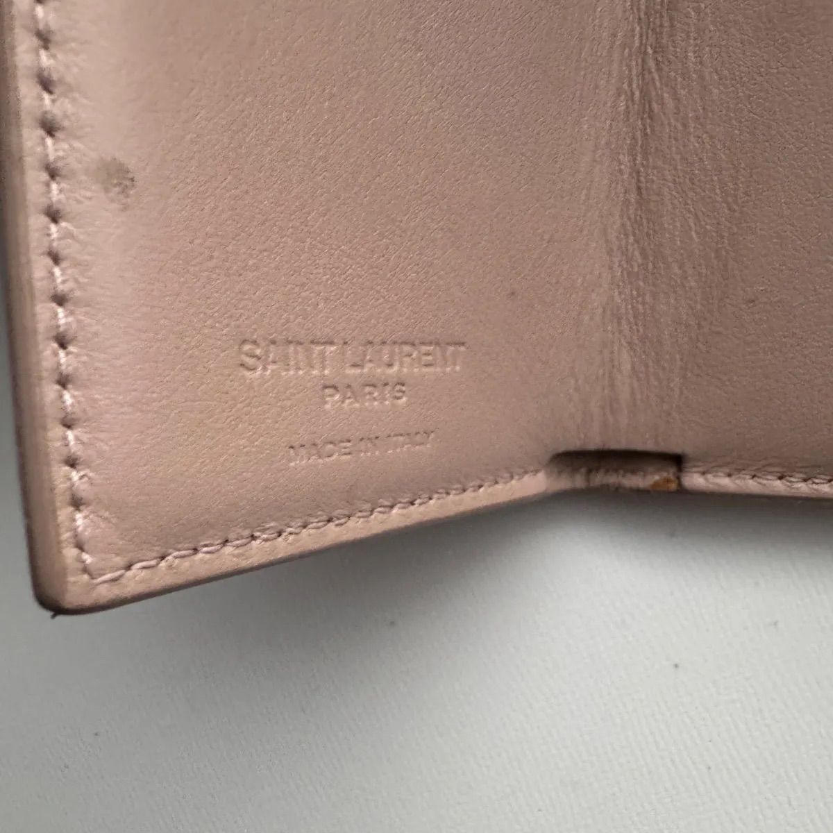 限定価格】 Saint Laurentイブサンローラン3つ折り財布 限定価格】 881