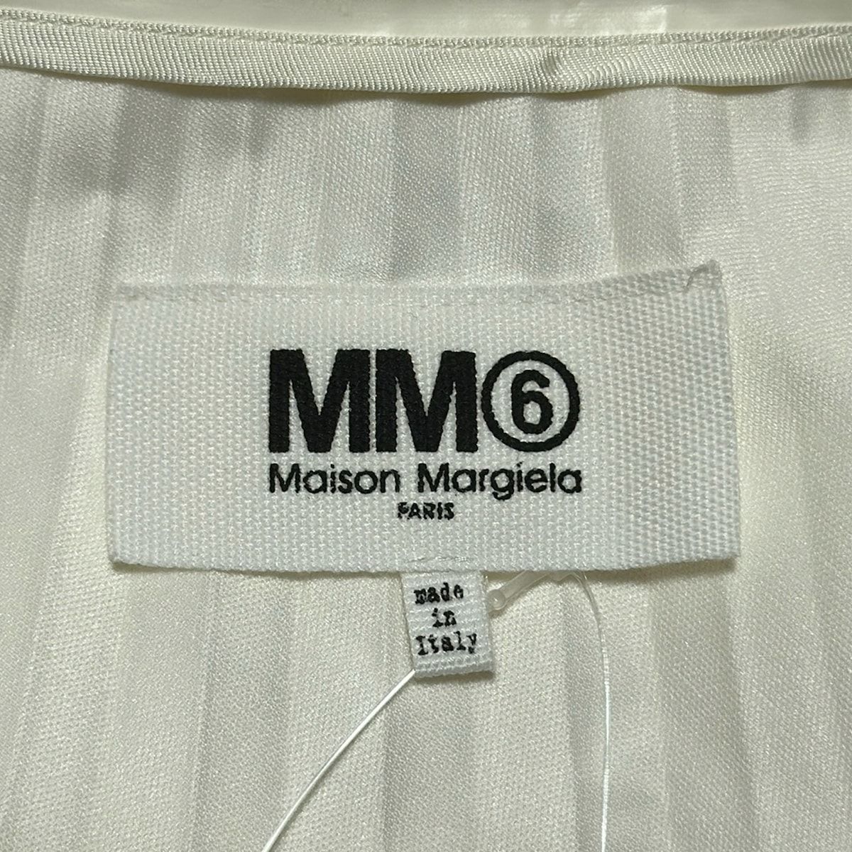 MM6 エムエムシックス ロングスカート サイズ36 M レディース - アイボリー マキシ丈 プリーツ SIROKUMA-CORPORATION_COM