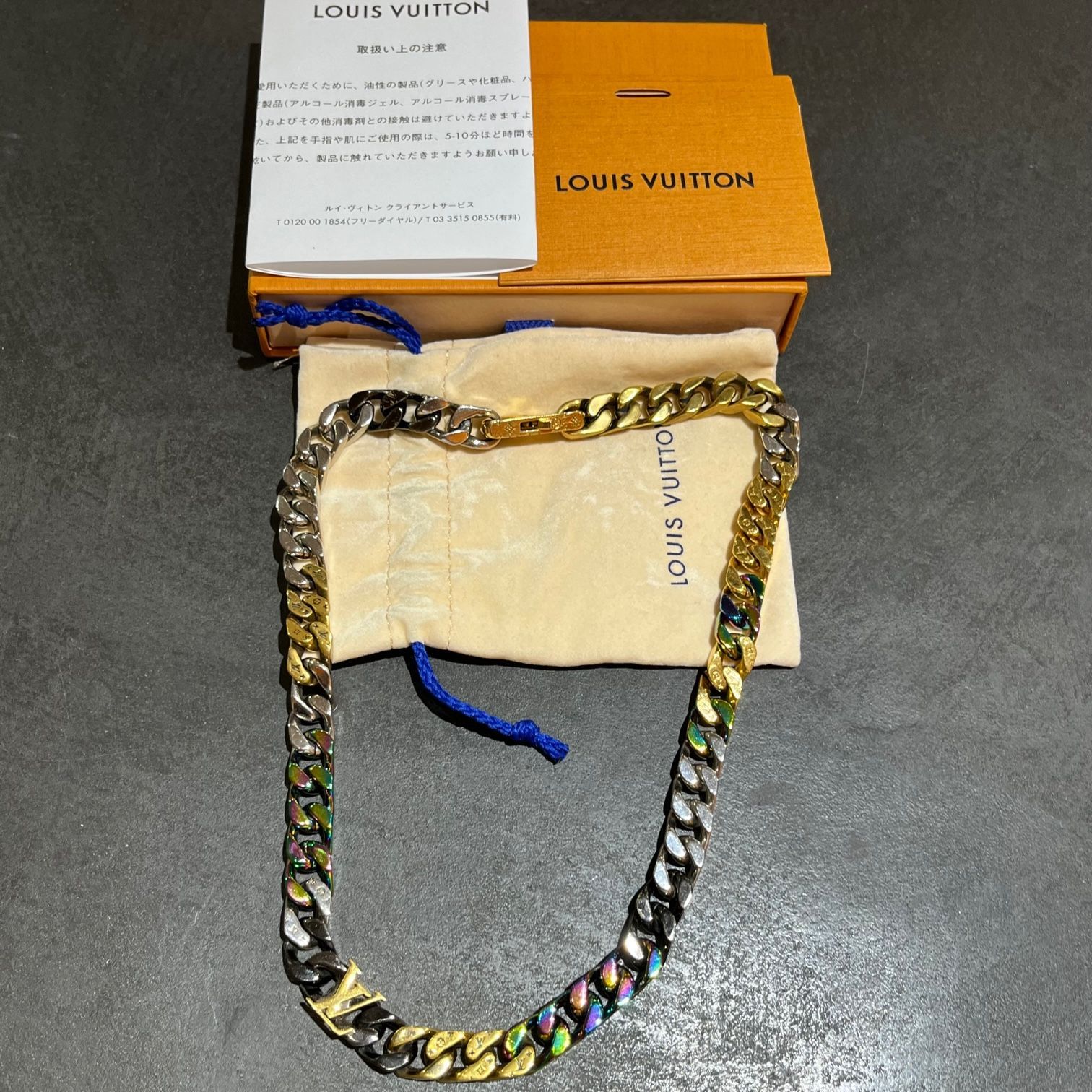 国内正規 LOUIS VUITTON コリエチェーンリンクス パッチーズミニ 国内正規 LOUIS VUITTON コリエチェーンリンクス パッチーズミニ