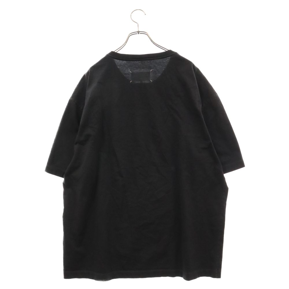 Martin Margiela (マルタンマルジェラ) 23SS OVERSIZE GMT DYE T-SHIRT オーバーサイズ クルーネック半袖Tシャツ S50GC0646 ブラック