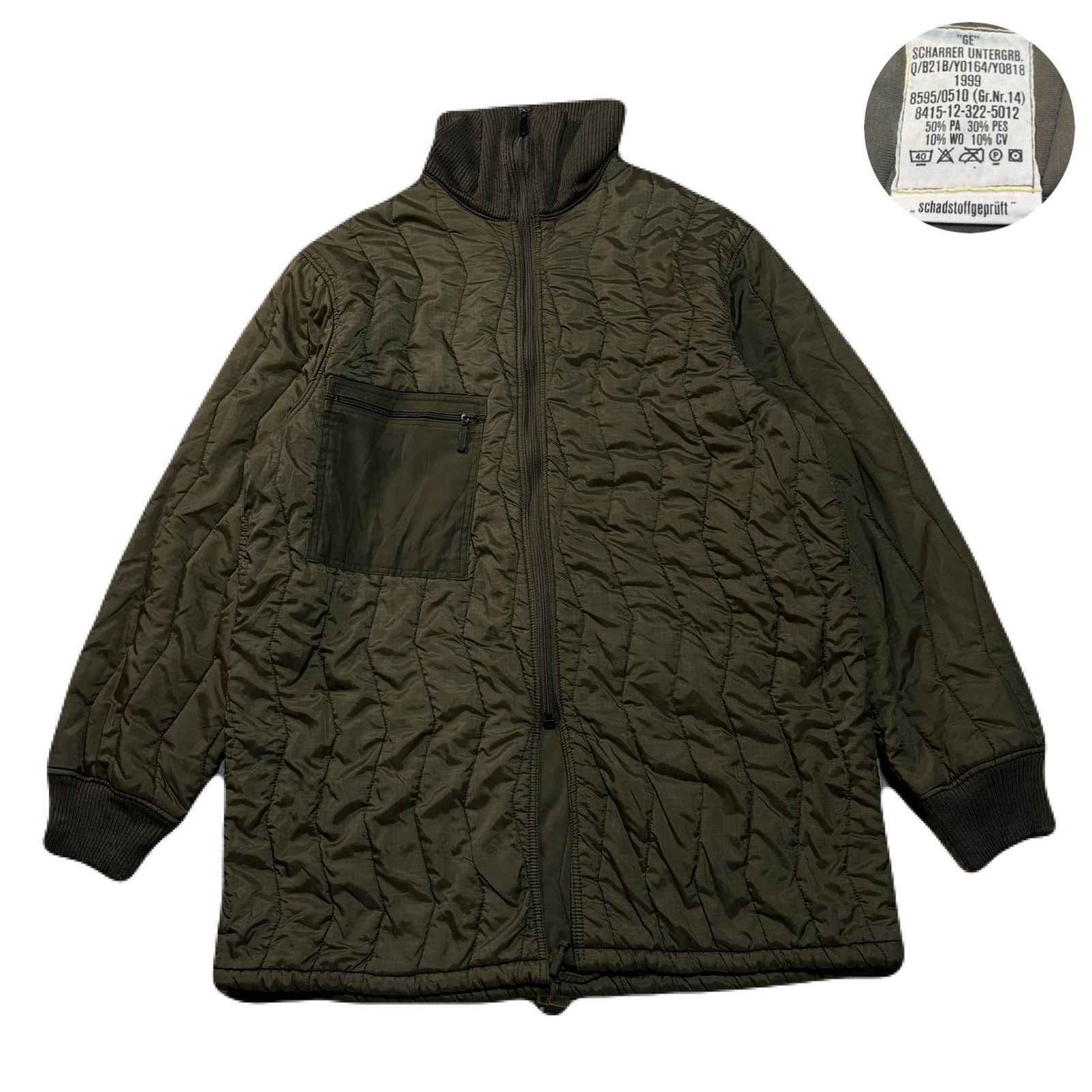 Vintage ヴィンテージ German ドイツ軍 QuiltedLiner キルティング 