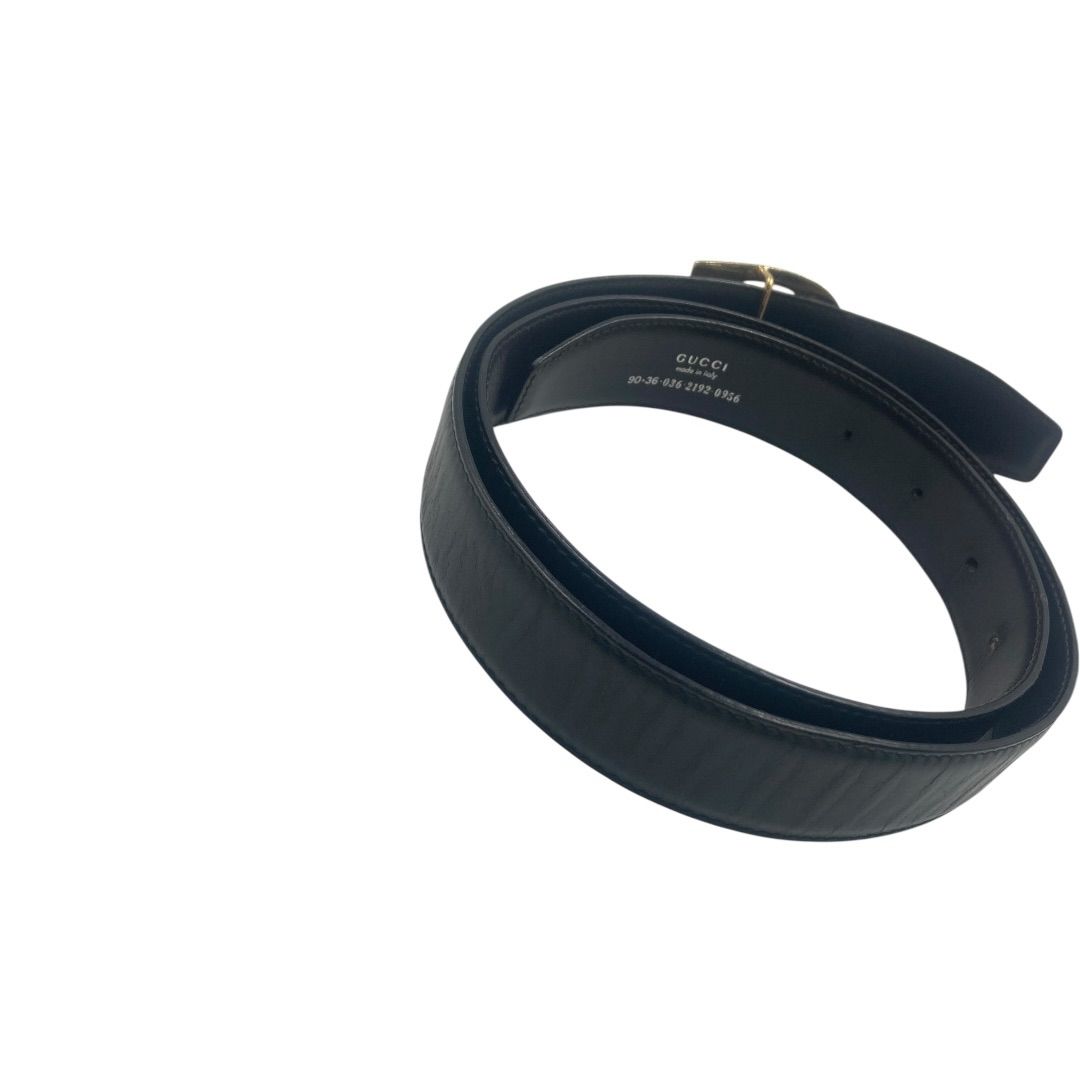 GUCCI グッチ ベルト Gバックル 90・36・036・2192・0956 - メルカリ