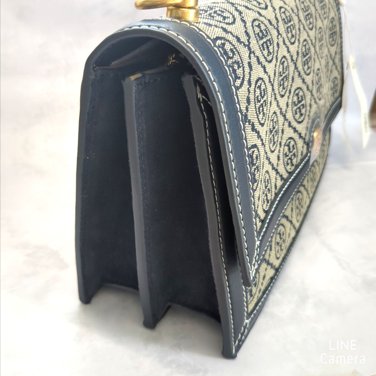 トリーバーチ Tory Burch Tモノグラム ショルダーバッグ ジャカード 